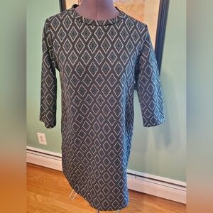 Zara Geometric Patterned Dress